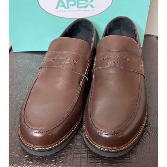 APEX Men\'s Strap Loafer Lexington - Brown - New in Box main image 5